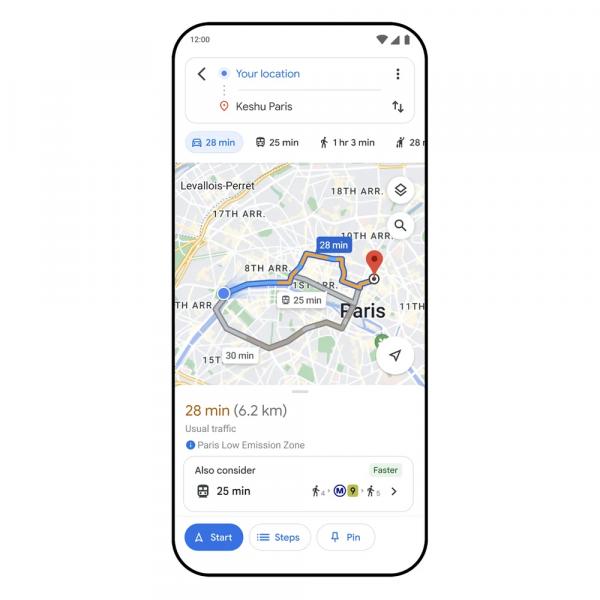 Google Search & Maps Get Upgrades For Greener Travel