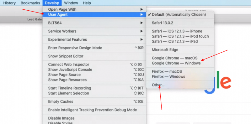 How to Change User-Agents in Chrome, Edge, Safari & Firefox