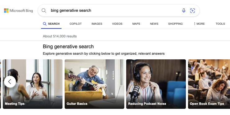 Bing Expands Generative Search Capabilities For Complex Queries