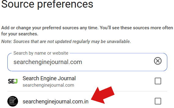 Google's Preferred Sources Tool Is Jammed With Spam