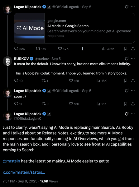 Is Google About To Go Full AI Mode?