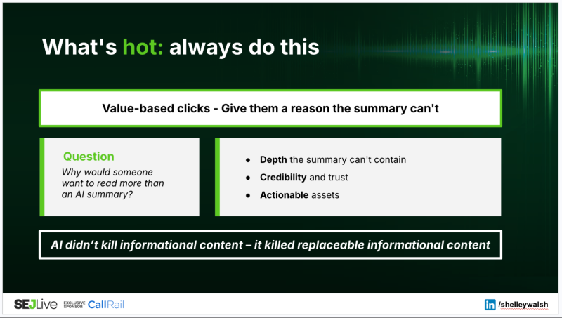 3 Strategies That Can Survive AI Search In 2026: What I Shared At SEJ Live