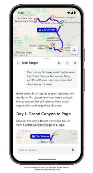 Google Maps Launches AI Conversational Search With Ask Maps