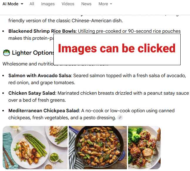 Google Updates AI Recipe Results To Send More Traffic