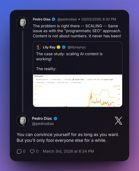 You&rsquo;re Not Scaling Content. You&rsquo;re Scaling Disappointment