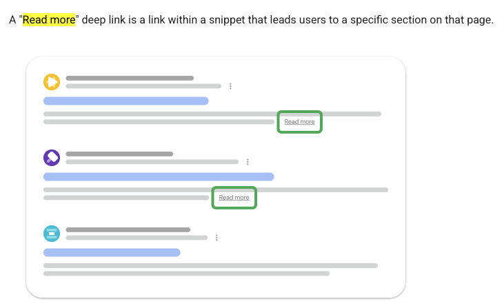Google Lists Best Practices For Read More Deep Links