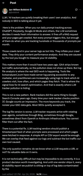 Your AI Visibility Tracker Is Quietly Breaking Your Analytics And Your Strategy