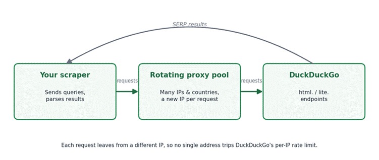 Proxies for DuckDuckGo: A Practical Guide to Search-Data Collection